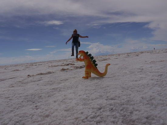 Lustige Bilder durch irritierende optische Verhältnisse