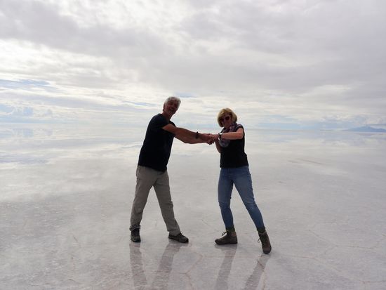 Glücklich, wo Himmel und Erde kaum noch zu unterscheiden sind.