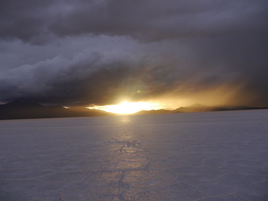 Wenn der Himmel so nah ist, wirken heranziehende Gewitter besonders bedrohlich.