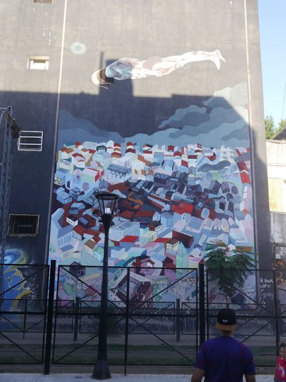 Eine Murales von Astor.