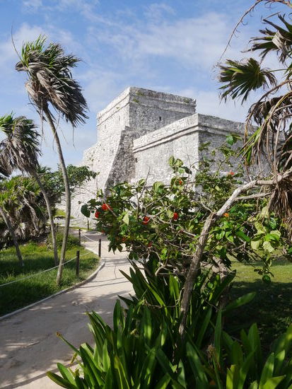 Tulum, am Morgen wunderschön.