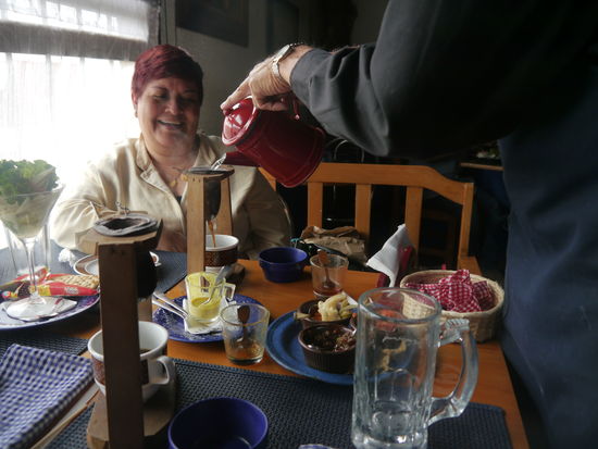 café chorreado con Jackie
