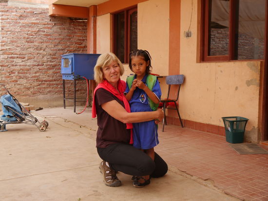Marisabel ist noch etwas schüchtern.