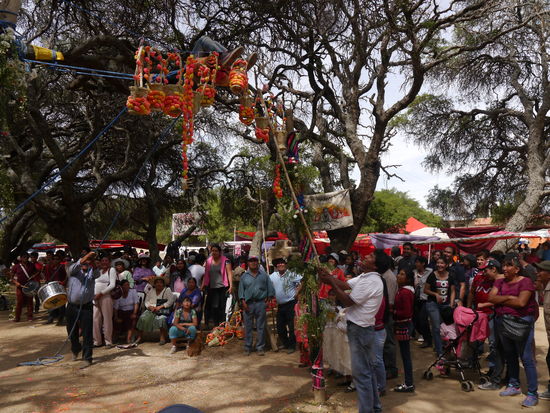 geschafft, nun noch den Korb zur Erde befördern.