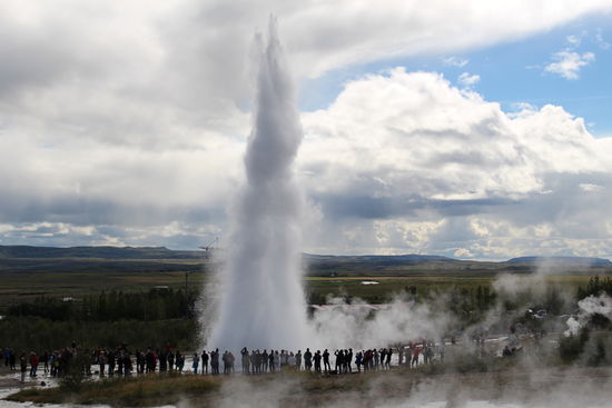 Das Butterfass spuckt.