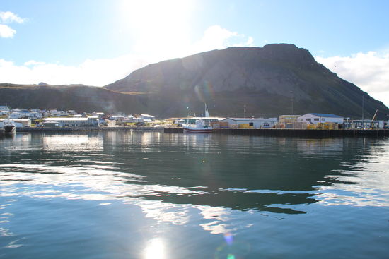 Mit dem Boot zurück nach Olafsvik.