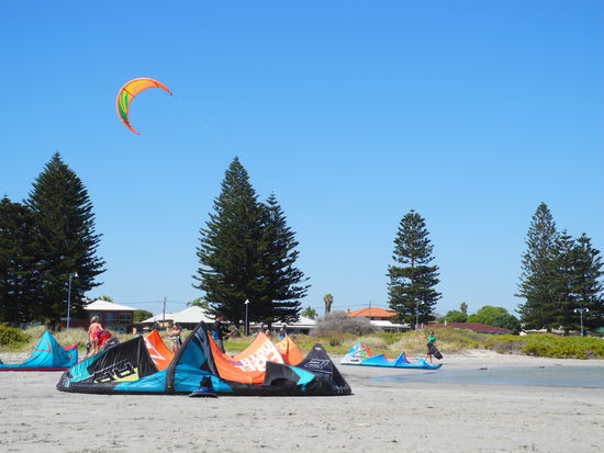 Auch Wölm läuft wieder gegen den Wind zurück.