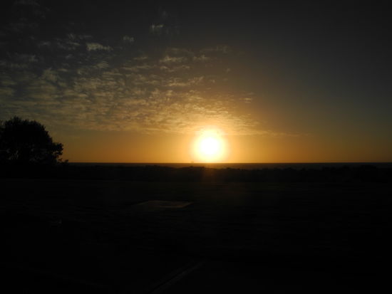 Sunset an unserem spontanen BBQ am Scarborough Beach