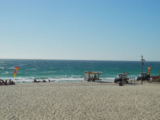 Scarborough Beach, "unser" Hausstrand  
5 Minuten zu Fuss von uns Zuhause