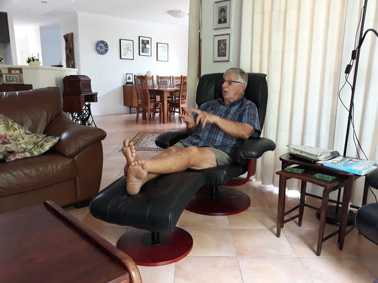 Wir sind zu Besuch bei Con und Marybeth. Sie waren vor 10 Jahren die Gastgeber von Fabian und Pirmin.