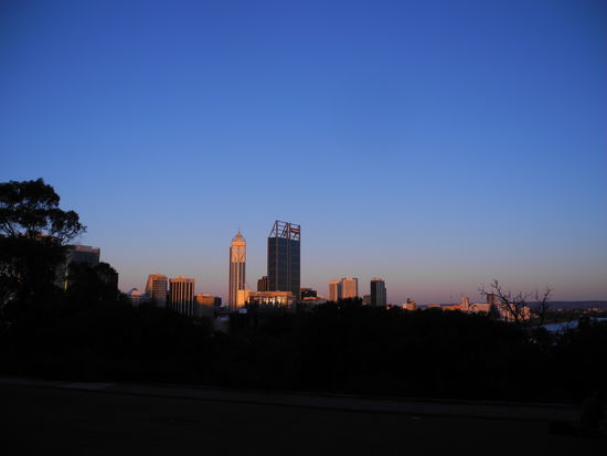 Perth in der Abenddämmerung