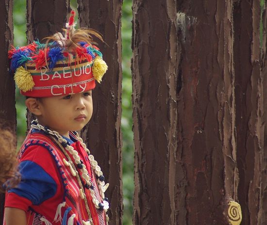 Man konnte sich am Mines View batürlich in den traditionellen Kleidern der indigenen Bevölkerung ablichten lassen, es war halt sehr touristisch dort