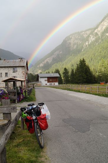 Schlechtes Wetter auf der Rückfahrt kurz vor Salzburg