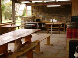 Unsere Kueche im Hostel...