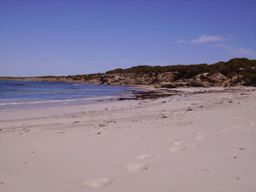 An einem Tag war es so warm, dass Kerryn, unsere Chefin, uns frei gegeben und uns zum Relaxen an den Strand geschickt hat...