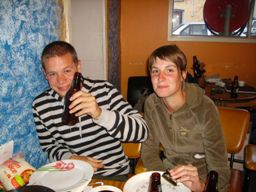 Lena & Roman aus Belgien wurden auch eingeladen...