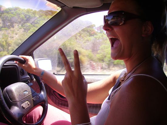 Autofahren a la falschherum...