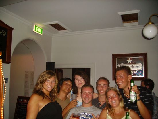 Das war noch relativ am Anfang...
v.re.: Tim, Annet, Joris, Jan, Kim, Laurent &amp; ich...