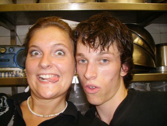 Tom &amp; ich in der Kueche