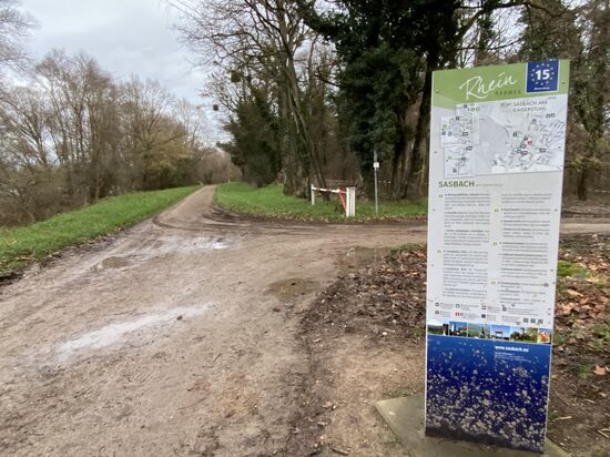 Die starken Regenfälle vom Vortag sind einer sauberen Angelegenheit auf diesem Abschnitt nicht zweckdienlich.