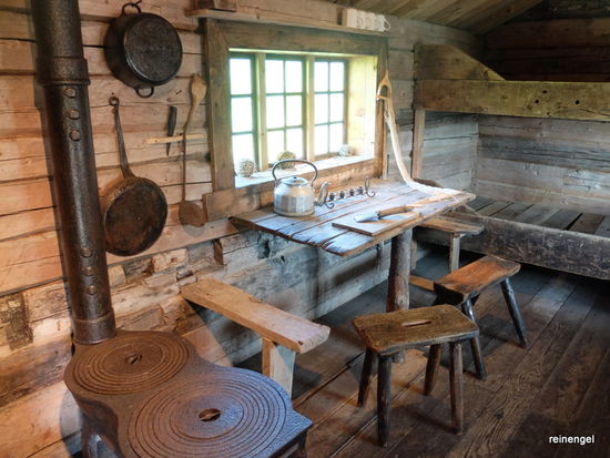 Fischerhütte im Lofotmuseum Kabelvåg.