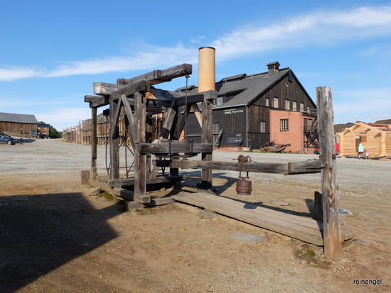 Die wiederaufgebaute Kupferschmelze, die heute ein Museum beherbergt.