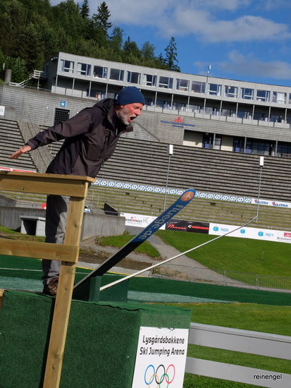 Absprung genau getroffen, Haltungsnoten zwischen 17,5 und 19.