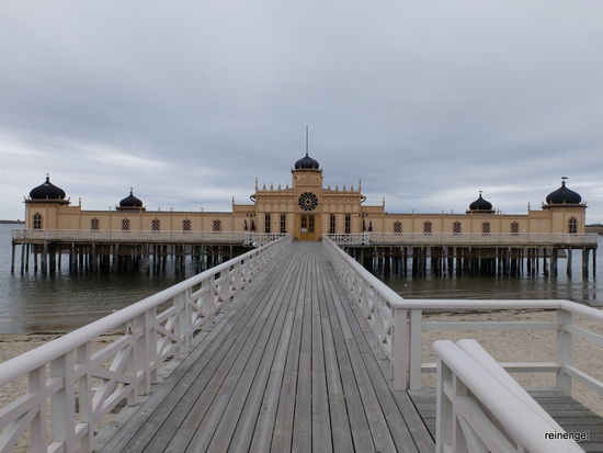 Badenanstalt noch ohne Gäste in Varberg,