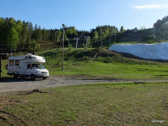 Schneereste bei Kongsberg.
