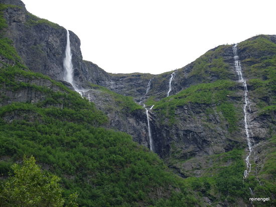 Eindrücke aus Gudvangen am Nærøyfjorden.