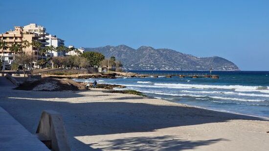 An der Promenade von Cala Millor