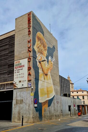 Die Markthalle in Inca