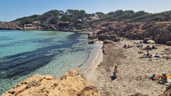 Der kleine Strand der Cala Molto