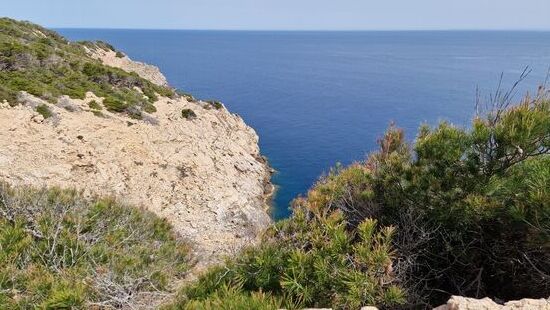 Blick in Richtung Menorca