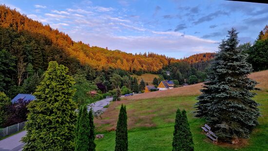 Abensstimmung im Tal