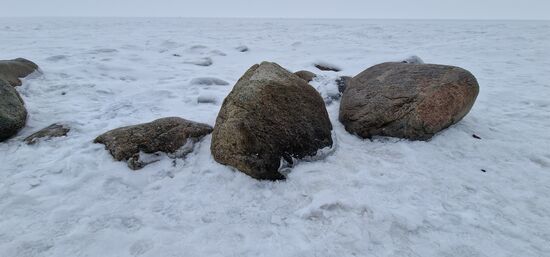 Kein Meeresrauschen, dafür Eis und Schnee