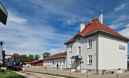 Das Bahnhofsgebäude der Kleinbahn
