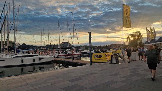 Abend in Nikolaiken