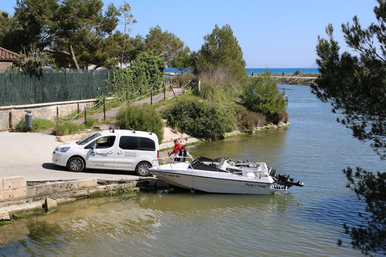 An der Brücke in der Nähe der Albufera.