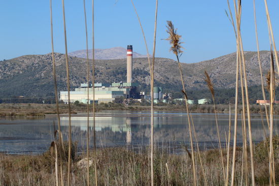 Blick zum ehem. Heizwerk