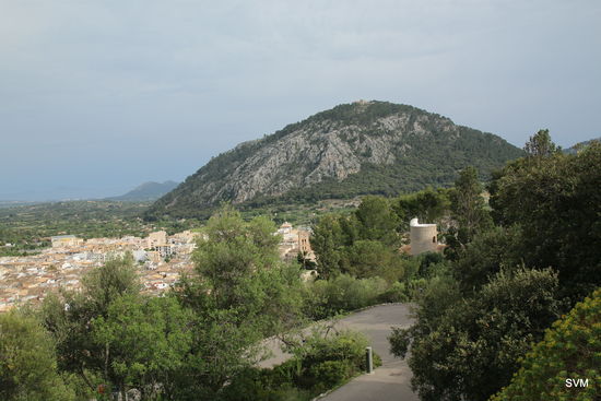 Blick zu Pollencas Hausberg- dem Puig de Maria