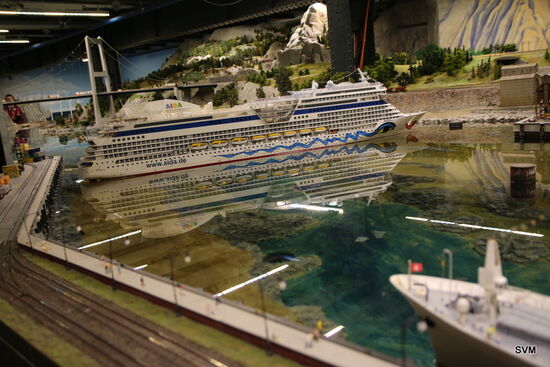 Die Aida beim Wenden (Miniaturenland)