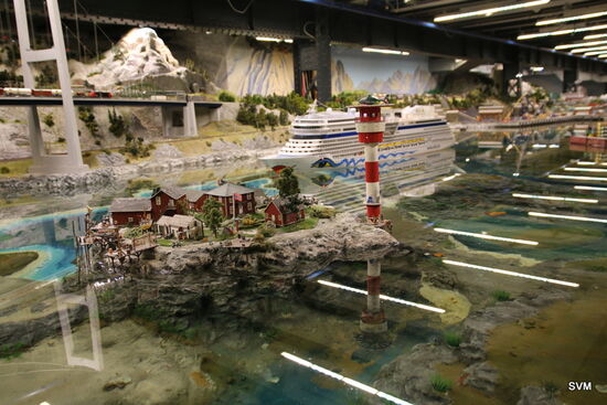 Die Aida auf großer Fahrt (Miniaturenland)