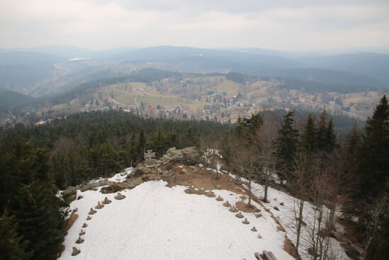 Blick vom Turm in Richtung Korenov
