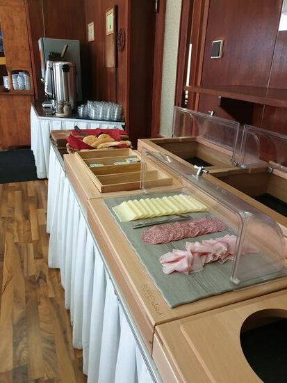 Es sieht wenig aus, aber es waren nur einige Gäste im Hotel