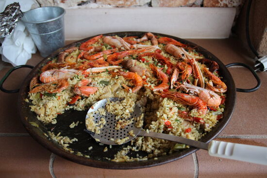 Paella als Abschiedsessen nach einer aktiven Woche Mallorca