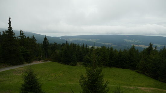 Blick zurück hinunter nach Horny Mala Upa