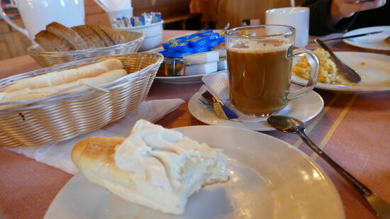 Frühstück in der Jelenka