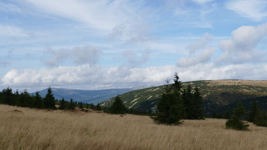 Weiter Blick ins Riesengebirge!