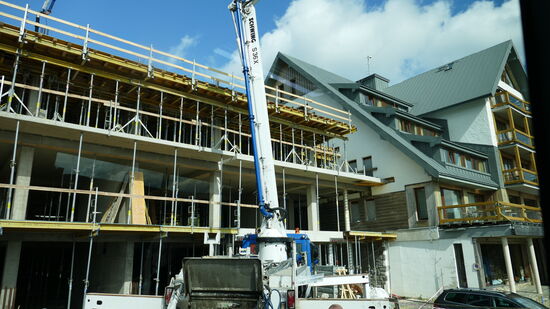 Erweiterungsbau an der Erlebachbaude